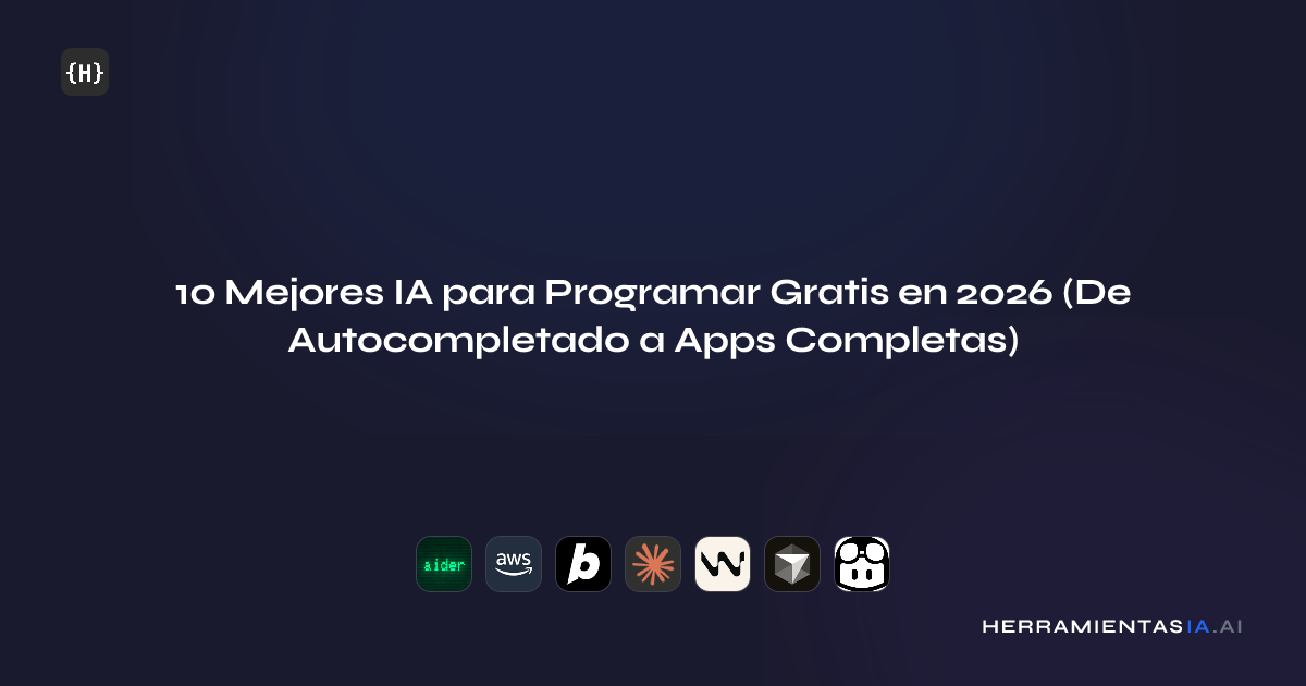 10 Mejores IA para Programar Gratis en 2026 (De Autocompletado a Apps Completas)