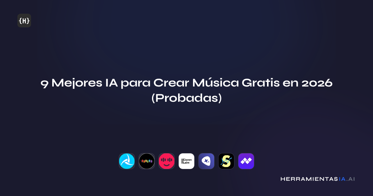 9 Mejores IA para Crear Música Gratis en 2026 (Probadas)