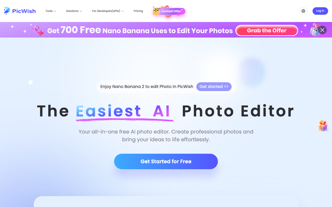 Captura de pantalla de Picwish